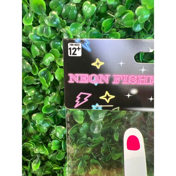 New Bundle Green Neon Fishnet Gloves Stockings Head & Arm Bands Glow Party 80 - Picture 3 of 6